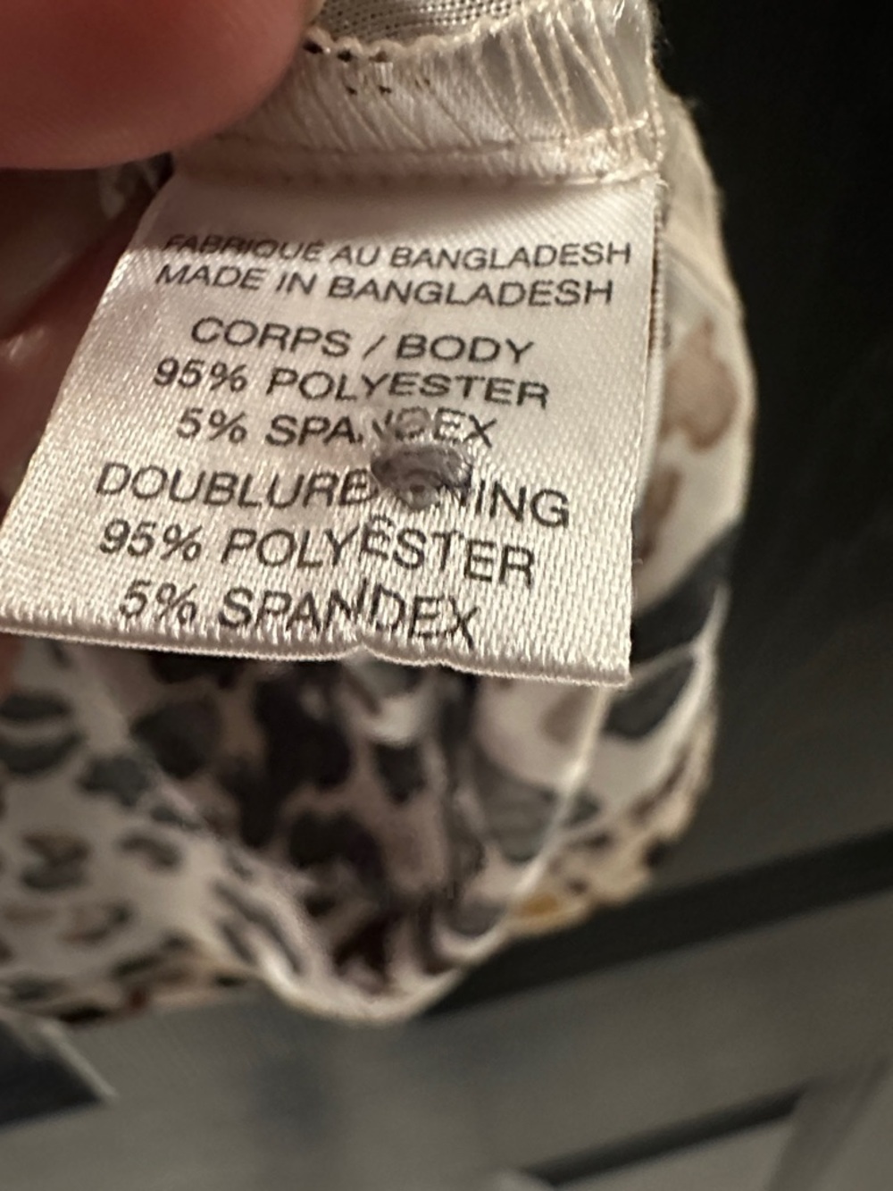 LILY MORGAN Leopard Print Short Sleeve Flowy Feminine Blouse, Sz Med - Picture 8 of 10